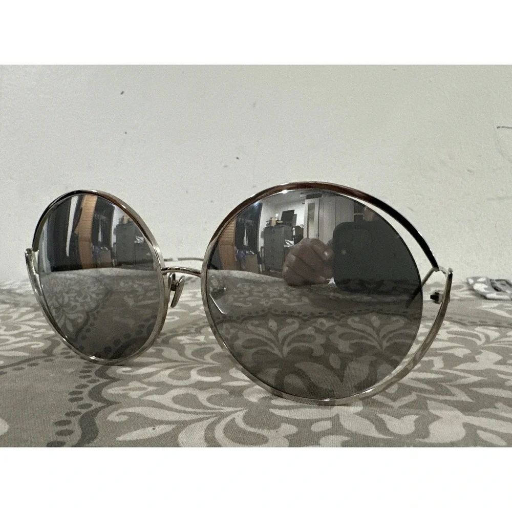 Linda Farrow Oversized Round Mirror Lens Women  LFL680/2 5248 60-17-135